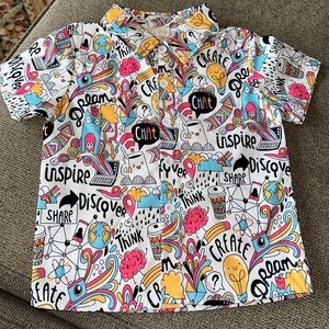 COPY - SHEIN Graphic Button Down Shirt Size 5T